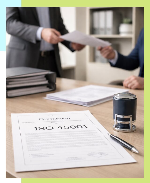 Сертификат ISO 45001 в Шумерле под ключ от 48884 р. | Сертэкс